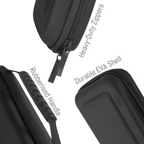 img 2 attached to 🎮 Orzly Carry Case: Protective Portable Travel Case for Nintendo Switch & New Switch OLED Console - Black Shell Pouch with Pockets for Accessories & Games