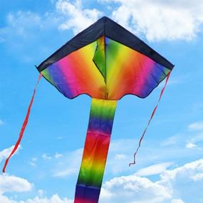 img 2 attached to HappyToy Large Rainbow Kite Adults