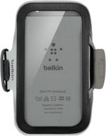 📱 belkin slim-fit armband for samsung galaxy s4 (pink): secure and stylish fitness companion logo