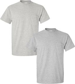 img 1 attached to Gildan DryBlend Workwear T Shirts for X Large Men - High-Quality Clothing