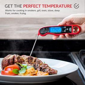 img 2 attached to Vulter Gift Box: Precise Digital Instant Read BBQ Food Thermometer - Perfect Holiday and Birthday Gifts for Mom, Men, and Women who Have it All!