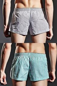 img 1 attached to Men's Sleep & Lounge Pajama Shorts: Comfortable Loungewear and Underwear for Men
