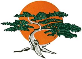 img 2 attached to 🥋 Miyagi-do Karate Bonsai Tree Applique Patch | 10-Inch Cute-Patch for Iron On and Sew On