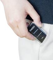 yanzeo yz2002 wireless laser mini barcode scanner: bluetooth pocket barcode reader, 6cm portable scanner logo