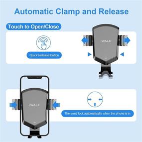 img 3 attached to IWALK Wireless Auto Clamping Dashboard Compatible