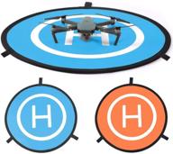 🚁 pgytech mavic air 2 landing pad: universal waterproof rc quadcopter launch pad compatible with mavic air 2, mavic mini, mavic 2, mavic air, mavic pro, spark, inspire, phantom series drones. size: 75cm logo