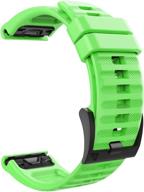 moko 22mm width band compatible with garmin fenix 6/6 pro/5/5 plus/forerunner 935/forerunner 945/approach s60/quatix 6/instinct outdoor recreation logo