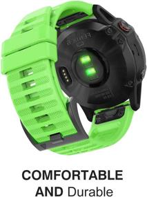 img 1 attached to MoKo 22Mm Width Band Compatible With Garmin Fenix 6/6 Pro/5/5 Plus/Forerunner 935/Forerunner 945/Approach S60/Quatix 6/Instinct Outdoor Recreation