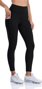 img 2 attached to 👖 ATTRACO Women's High Waisted Winter Yoga Pants with Pockets - Thermal Fleece Lined Leggings for Ultimate Comfort