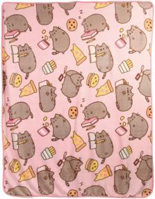 img 2 attached to 🐱 Pusheen The Cat Junk Food Plush Throw Blanket by Culturefly