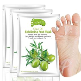 img 4 attached to 👣 Get Baby Soft Feet: Exfoliating Foot Peel Mask 3 Pack for Callus and Dead Skin Removal - Men and Women