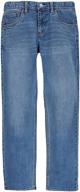 👖 discover stylish levis boys straight jeans: perfect boys' clothing and jeans collection logo