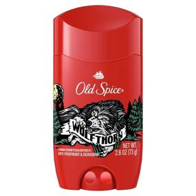 img 1 attached to 🐺 Набор из 4-х Old Spice Wild Collection Wolfthorn Невидимый твердый антиперспирант-дезодорант для мужчин, 2,6 унции