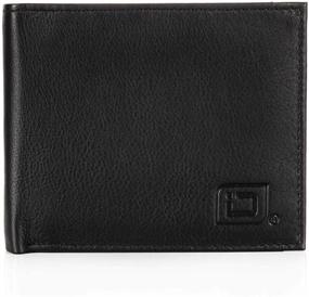 img 1 attached to 🔒 ID STRONGHOLD RFID Blocking Leather Bifold Men's Accessories