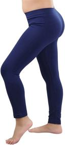 img 1 attached to ToBeInStyle Girls Nylon Spandex Length Leggings Girls' Clothing for Leggings