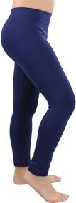 img 4 attached to ToBeInStyle Girls Nylon Spandex Length Leggings Girls' Clothing for Leggings