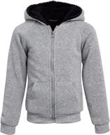 coney island sherpa-lined full-zip boys' sweatshirt for fashionable hoodies & sweatshirts logo
