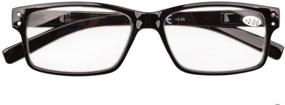 img 1 attached to 👓 Eyekepper 5-Pack: Vintage Reading Glasses with Spring Hinges and Sunshine Readers for Men