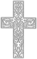 🔱 metal symmetrical cross cutting dies: elegant religion cross decorative pattern for impeccable card making, embossing, scrapbooking, and diy crafts logo