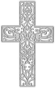 img 4 attached to 🔱 Metal Symmetrical Cross Cutting Dies: Elegant Religion Cross Decorative Pattern for Impeccable Card Making, Embossing, Scrapbooking, and DIY Crafts