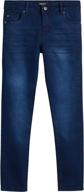 👖 dkny boys jeans pocket stretch: top notch boys' clothing for style and comfort logo