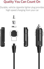 img 2 attached to 🚗 BESTEK 150W Car Charger Splitter with 2 Sockets, Dual USB Ports, and 26-Inch Cord - Ideal for Cellphones, GPS, and Dash Cams