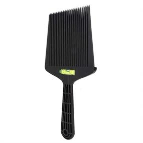 img 2 attached to 💇 Tmtop Barber Flat Top Comb with Bang Leveling Liquid for Adjustable Haircut Angles - Large Teeth Styling Tool