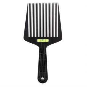 img 3 attached to 💇 Tmtop Barber Flat Top Comb with Bang Leveling Liquid for Adjustable Haircut Angles - Large Teeth Styling Tool