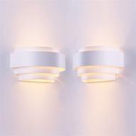 lightinthebox modern contemporary wall sconces wall light flush mount wall lighting fixture lamp for living room bedroom 60w white 2pcs логотип