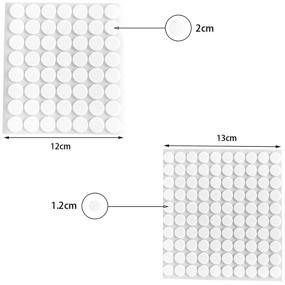 img 3 attached to 🎨 Crafting and Office Supplies: 12 Sheets of Double-Sided Foam Dots in 2 Sizes (12mm, 15mm) for 3D Adhesive Foam Pop Dots, Card Making, and Sticky Tape Projects