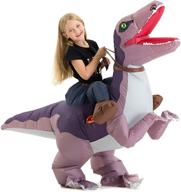 🦖 inflatable dinosaur velociraptor: the perfect children's halloween costume! logo