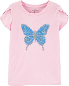 img 4 attached to 👚 Девочки Футболка с Поворотной Пайеткой от OshKosh B'Gosh