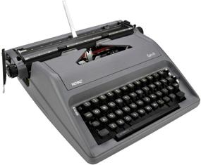 img 1 attached to 🕰️ Timeless Elegance: Royal Epoch Classic Portable Manual Typewriter in Gray (ROY79103Y)