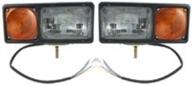 🚜 grote 64261-4 snow plow lamps, pack of 2, yellow logo