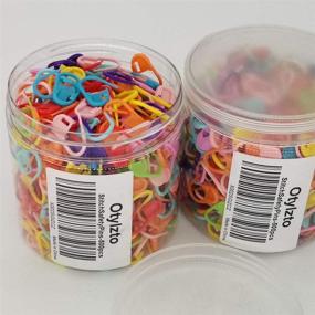 img 1 attached to 500pcs Quick Locking Stitch Markers in Assorted Colors - Knitting & Crochet Safety Pins, Place Markers, Needle Clips, and Crochet Clips