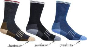 img 2 attached to 🧦 Premium Ronnox Wool Blend Trekking Hiking Crew Socks - 6 Pairs for Ultimate Outdoor Performance (Men & Women)