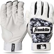 🧤 бейсбольные перчатки для биты mlb от franklin sports – дизайн digitek camo для бейсбола и софтбола – взрослый размер логотип