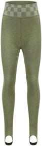 img 4 attached to Mardonskey Leggings: Cozy Thermal Footless Leggings for Girls' Clothing