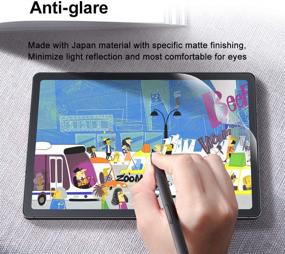 img 2 attached to 📝 Enhance Your Samsung Galaxy Tab A7 Experience with BERSEM [2 PACK] Paperfeel Screen Protector - Achieve a Paper-Like Writing and Drawing Experience, Anti-Glare Matte Finish, Easy Installation Kit Included