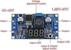 img 2 attached to LM2596S DC-DC Buck Converter Module with Digital Voltmeter Display - 4-Piece Set for Reducing Voltage and Stabilizing Power from 36V 24V 12V to 5V 2A