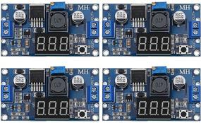 img 4 attached to LM2596S DC-DC Buck Converter Module with Digital Voltmeter Display - 4-Piece Set for Reducing Voltage and Stabilizing Power from 36V 24V 12V to 5V 2A