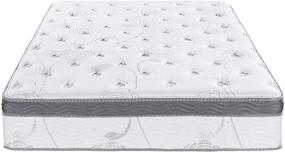 img 3 attached to PrimaSleep 12 Inch Hybrid Euro Box Top Spring Mattress - Full Size, Non-Weaving, Innerspring