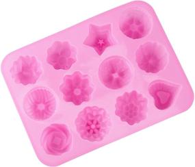 img 2 attached to Ocmoiy Silicone Wax Mold for Candle Making - 4 Pack Flower Wax Melt Molds with 12 Cavities - Rose, Jasmine, Vanilla, Magnolia Shapes