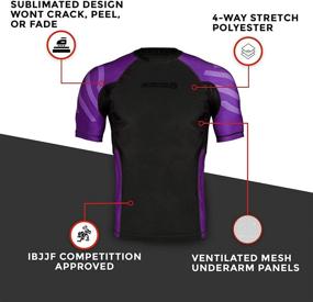 img 2 attached to 🔥 Enhance Performance with the Sanabul Essentials Short Sleeve Compression Training Rash Guard - Ideal for MMA, BJJ, and Wrestling