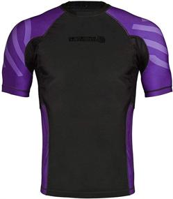 img 3 attached to 🔥 Enhance Performance with the Sanabul Essentials Short Sleeve Compression Training Rash Guard - Ideal for MMA, BJJ, and Wrestling