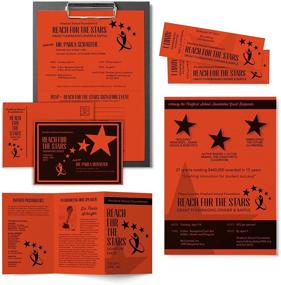 img 2 attached to 📄 Astrobrights Orbit Orange Colored Cardstock, 8.5” x 11”, 65 lb/176 GSM, Pack of 250 Sheets (22761)
