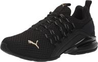 puma mens axelion sneaker black strong men's shoes and fashion sneakers logo