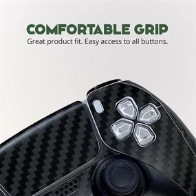 img 1 attached to 🌿 Skinlit PS5 Vinyl Skin Decal Cover - Durable, Scratch Resistant, Enhanced Grip, Bubble-Free Sticker (Digital Edition, Marijuana Black Carbon Fiber)