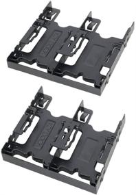 img 4 attached to Flex-FIT Quattro MB344SP: Tool-Less Dual 2X 2.5” HDD/SSD Mounting Bracket (4 Bays) for External 5.25” Bay by ICY DOCK