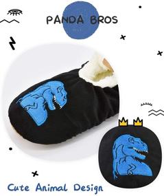 img 3 attached to Boys' Panda Bros Slipper Grippers Shoes: Grip and Comfort Combined